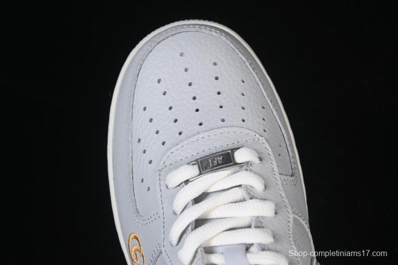 Nike Air Force 1'07 Low Gucci Collaboration Gray Blue Casual Sneakers - YF9511-800