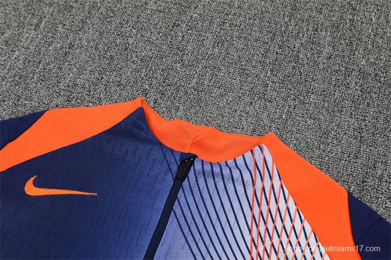 25/26 Barcelona Blue Orange Camouflage T90 Short Sleeve Jersey+Shorts