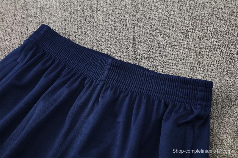 25/26 Barcelona Royal Blue T90 Short Sleeve Jersey+Shorts with XS