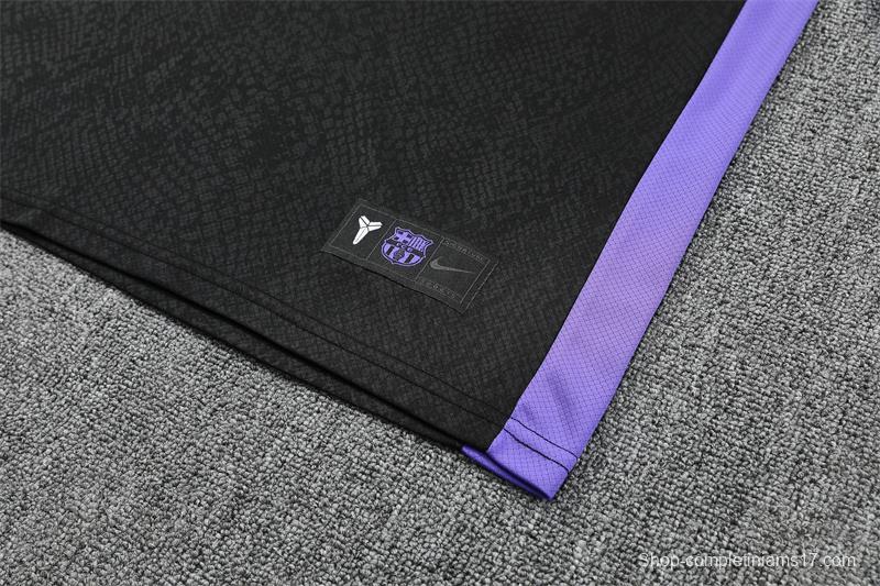 25/26 Barcelona Black Joint Edition with XS Short Sleeve+Soccer Shorts