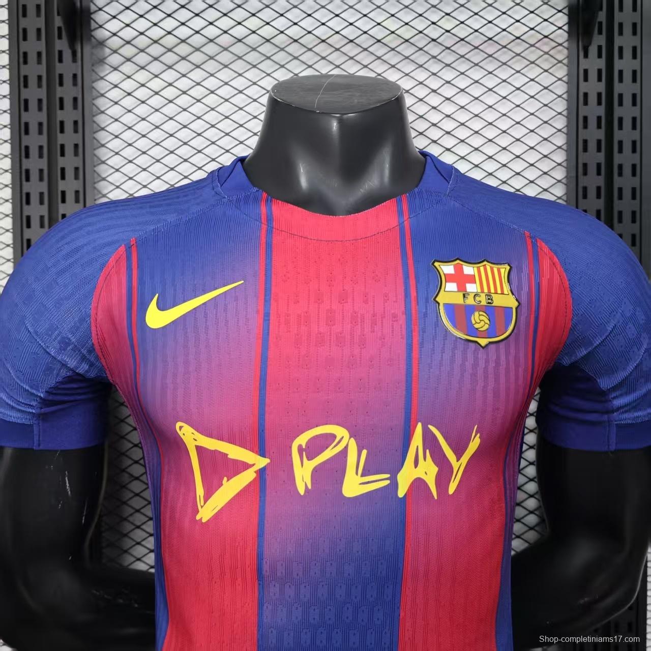 Player Version 25/26 BARCELONA x ED SHEERAN SIGNEE Edition Jersey