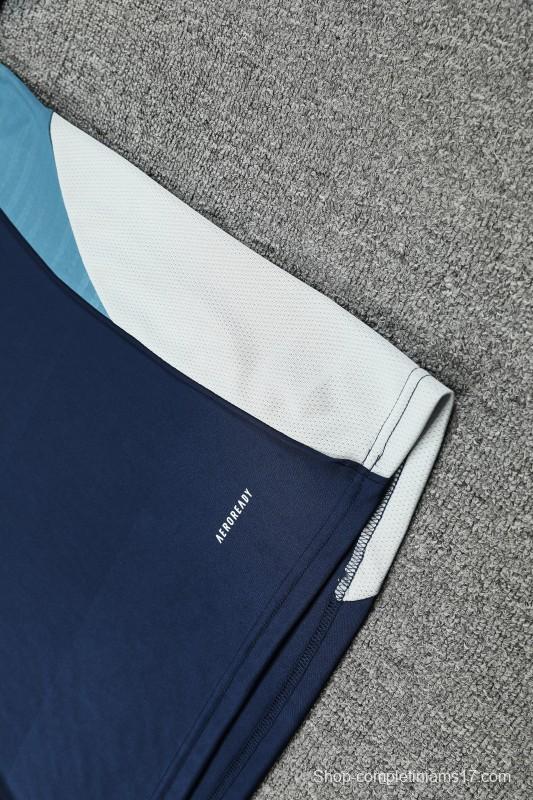 25/26 Real Madrid Navy Short Sleeve Jersey+Shorts