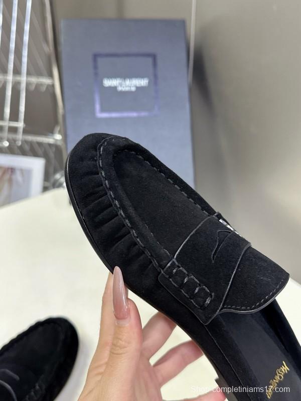 Saint Laurent Classic Loafer Mule Flats - KFY00320