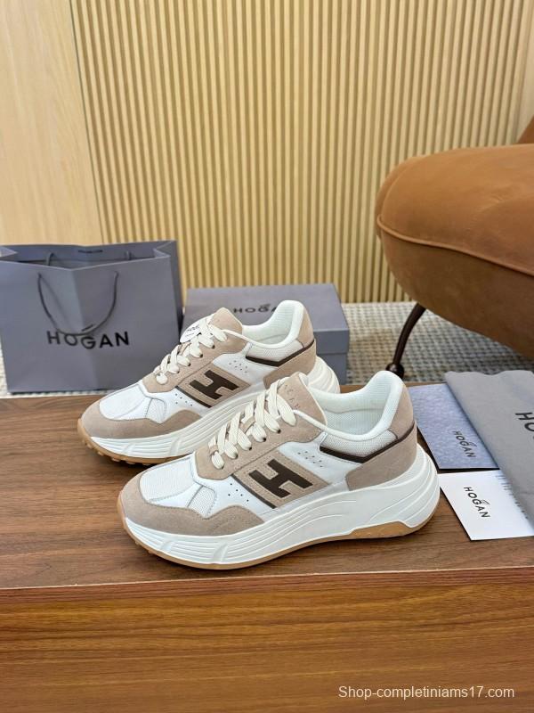 Hogan H-STRIPES Series Couple High Platform Chunky Dad Shoes Casual Sneakers - LY00370/LY00380
