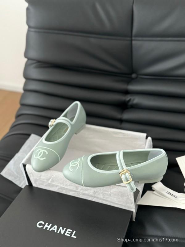 Chanel SS 2025 Runway Mary Jane Flats - LY00