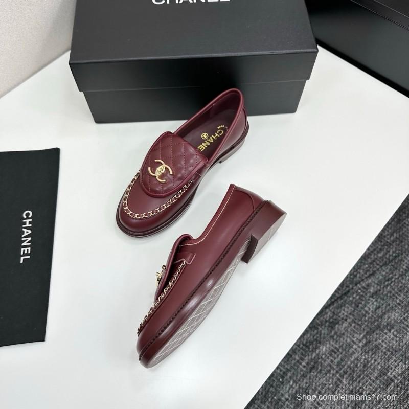 Chanel Classic Flap Chain CC Buckle Loafers - LY00320