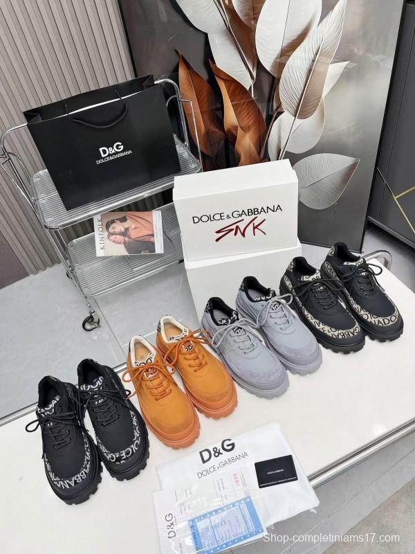 D&G Chunky Derby Casual Big Head Shoes - AS00340