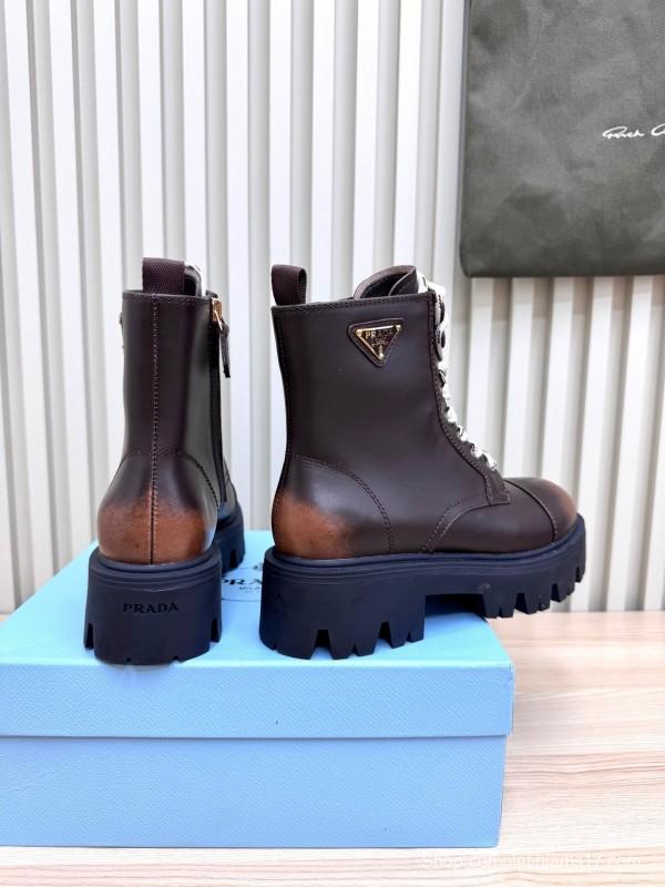 Prada 2025 SS Platform Martin Boots - LY0350
