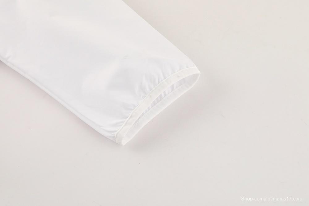 25/26 Liverpool White S-2XL Half Zipper Jacket+Long Pants