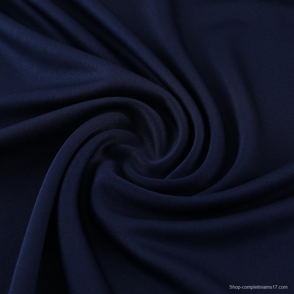 23/24 PSG Royal Blue S-2XL Half Zipper Jacket+Long Pants