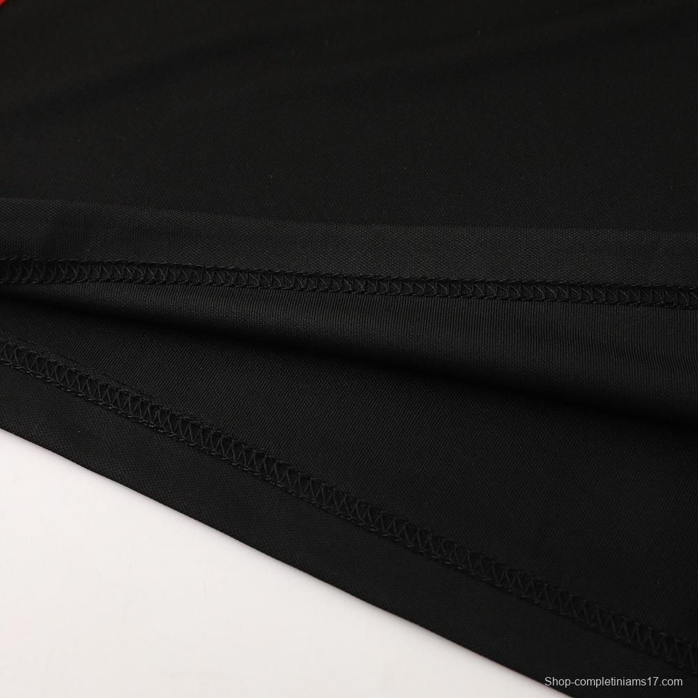 2025 Belgium Black Short Sleeve+Soccer Shorts