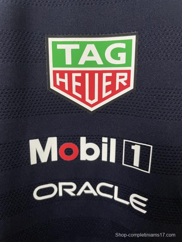 2026 F1 Oracle Red Bull Racing Navy with Red Stripes T-Shirt