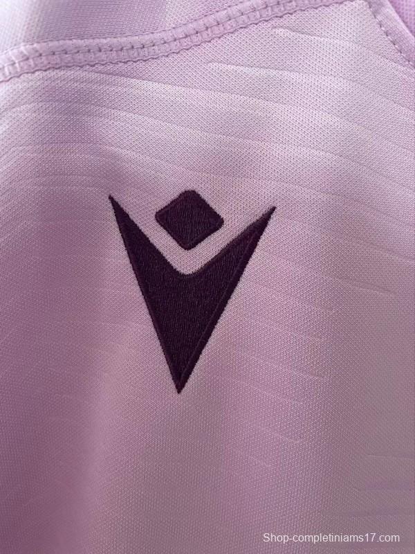 2026 Scotland Pink with Purple Trim Jersey