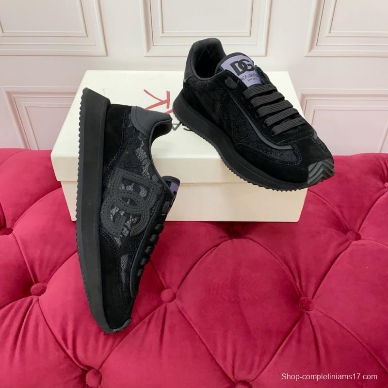 Dolce & Gabbana 2025/SS New Collection Luxury Embroidered Logo Sneakers - AS00300