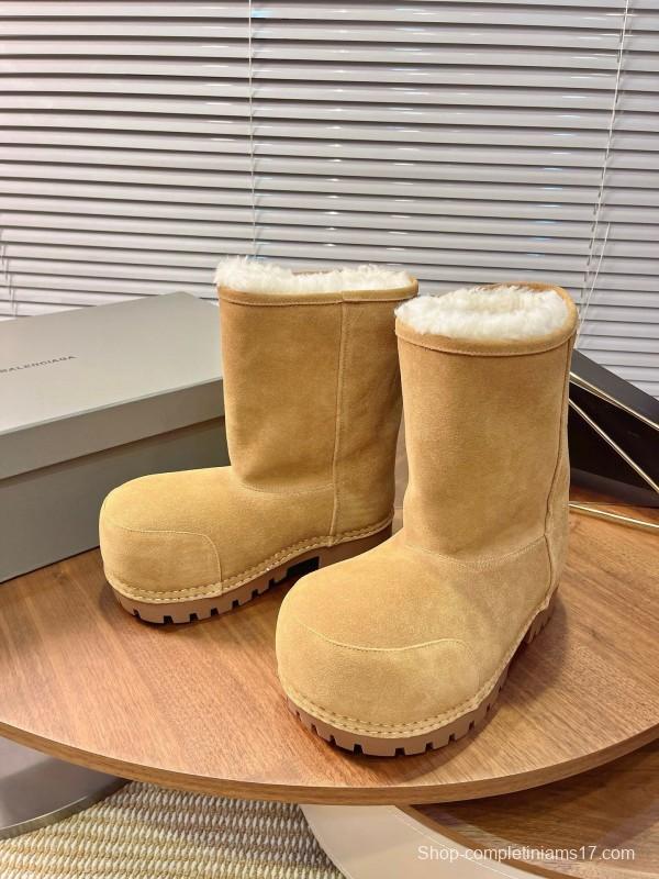 Balenciaga 2025 SS Oversized High Heel Snow Boots - AS00520