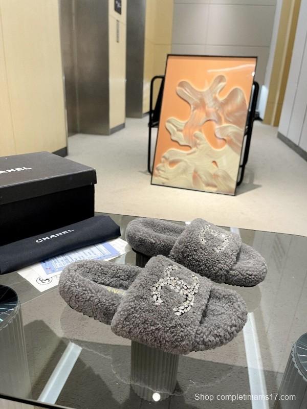 Chanel 2025 SS New Wool Slippers Soft Fine Wool - LY00280