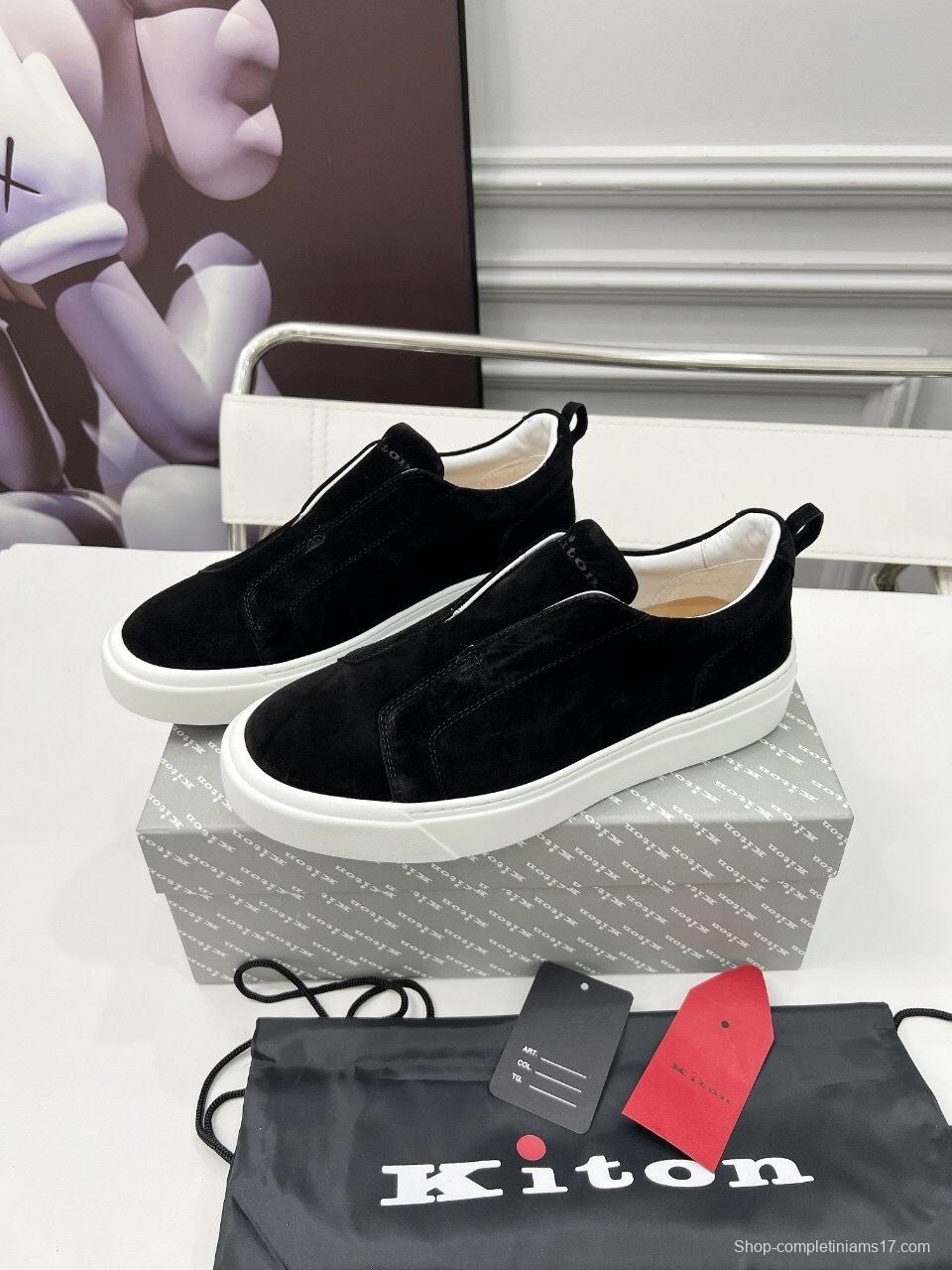 Kiton 2025/SS Slip-On Casual Men's Shoes - KFY00320