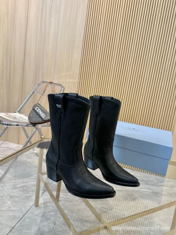 Prada Classic Pointed Boots 2025 SS - LY00370/LY00440