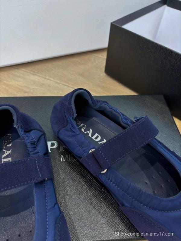 Prada 2025/SS Metal Toe Thin Sole Training Shoes Casual Footwear - LY00260