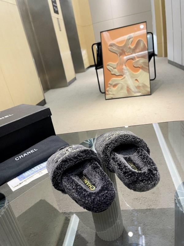 Chanel 2025 SS New Wool Slippers Soft Wool - LY00280