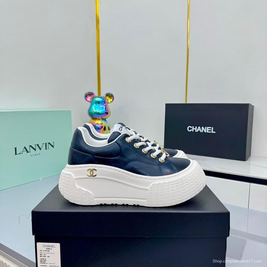 Chanel 2025 SS Loafers Panda Shoes Original Calfskin - LY00330