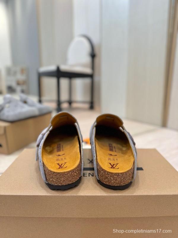 Louis Vuitton Louis Vuitton × BIRKENSTOCK Boston Soft Sole Mule Slippers - KFY00300