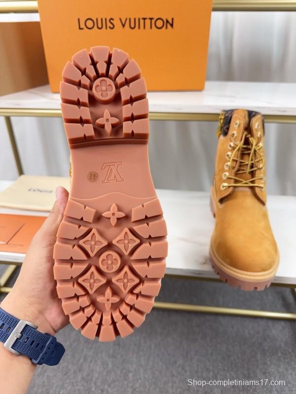 Timberland 6-Inch Monogram Ankle Boots Waterproof Suede Collaboration - LY00380