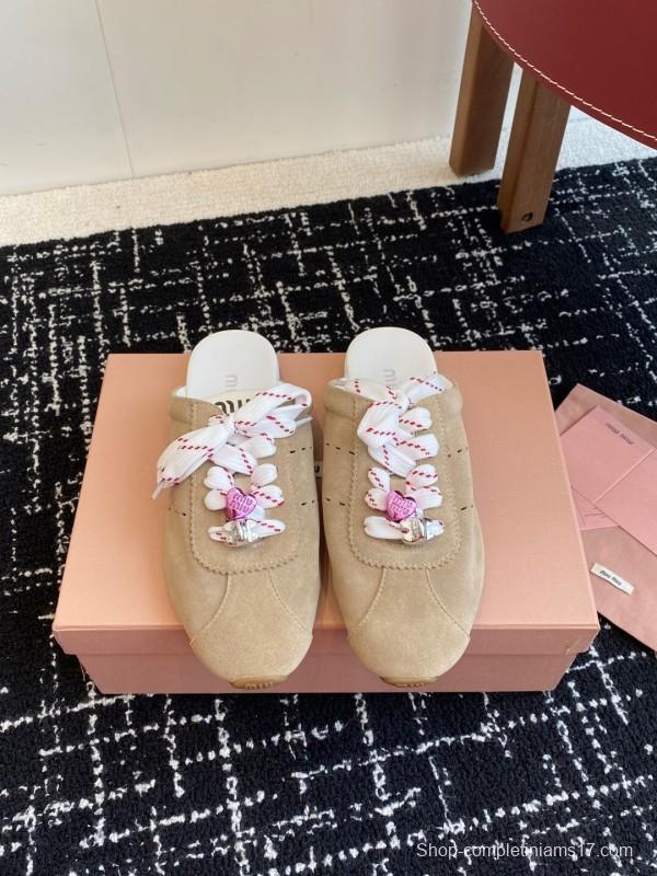 MiuMiu 2025 SS Slip-On Trainer Casual Shoe - KFY00295