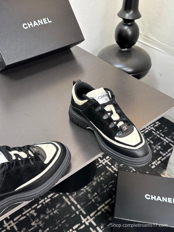 Chanel Spring-Summer 2025 Runway Thick Sole Sneakers - LY00320