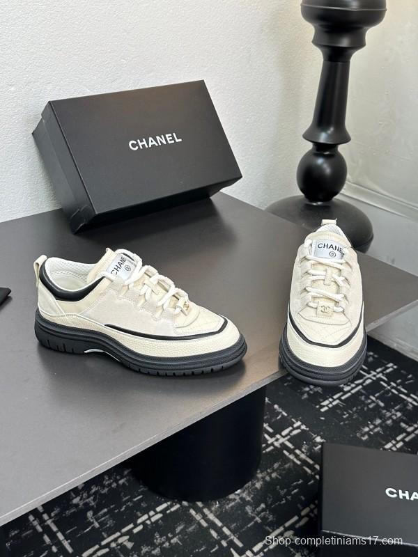 Chanel 2025 SS Milan Runway Chunky Sole Sneakers - LY00320