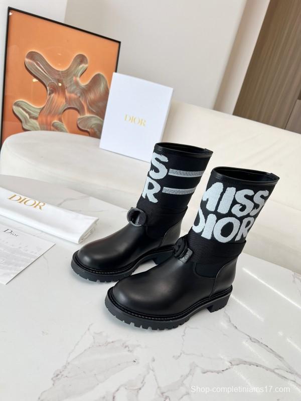 Dior 2025/SS Autumn Winter Boots Retro Work Boots Slip-On - LY00320