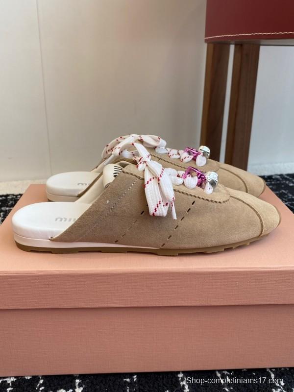 MiuMiu 2025 SS Slip-On Trainer Casual Shoe - KFY00295