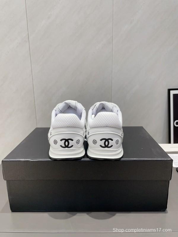 Chanel Silver Horn King II Casual Series Sports Shoes - KFY00330