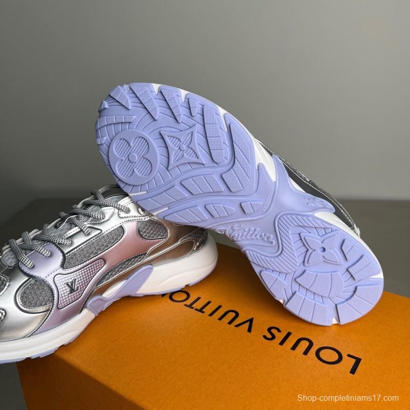 L v Olympia Round Toe Lace-Up Low Top Casual Lifestyle Shoes - YC