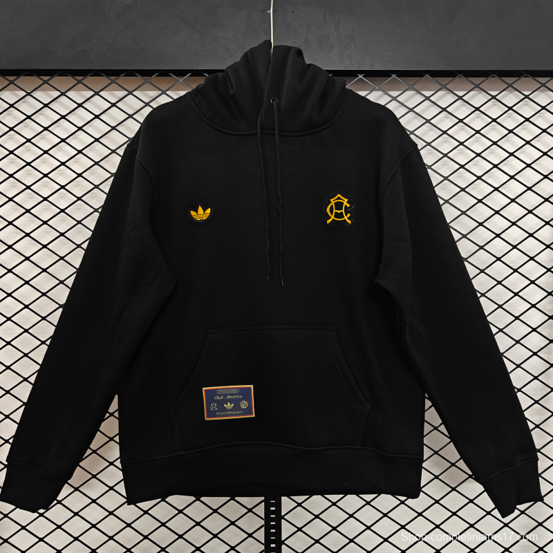 Adidas x Club America Retro Embroidered Logo Hoodie