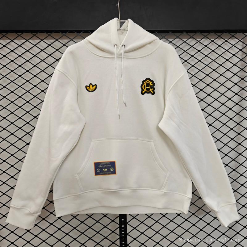 Adidas x Club America Retro Embroidered Logo Hoodie