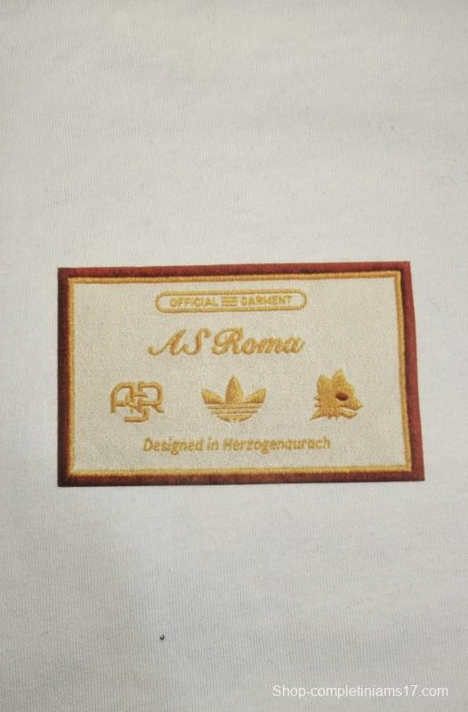 25/26 Adidas x AS Roma Retro  Embroidered Logo Hoodie 9 Colors