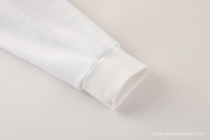 25/26 Napoli  White  Full zipper Jacket Tracksuit+ long pants