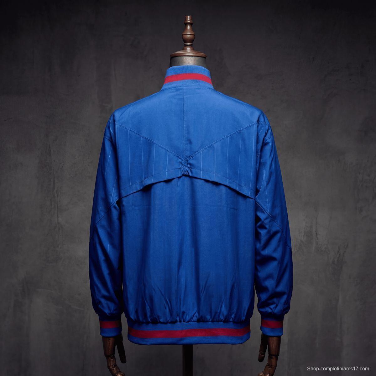 2026 Barcelona Blue Jacket Windbreaker