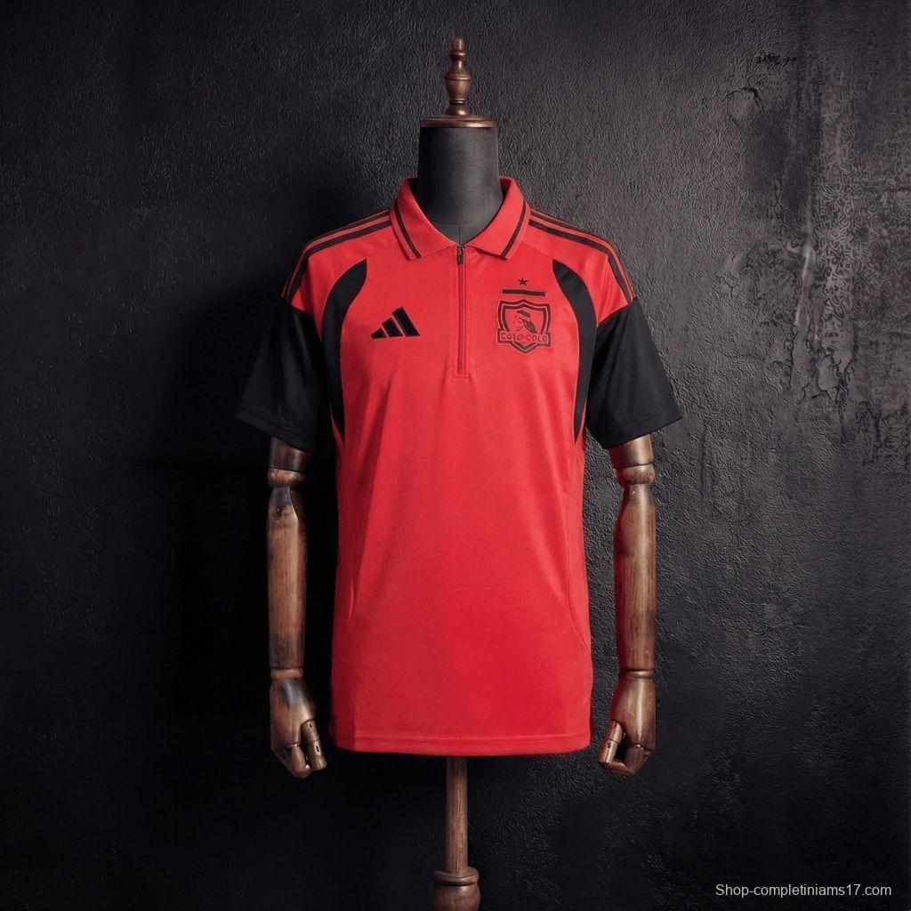 2026 Colo Colo Training Jersey Red Jersey