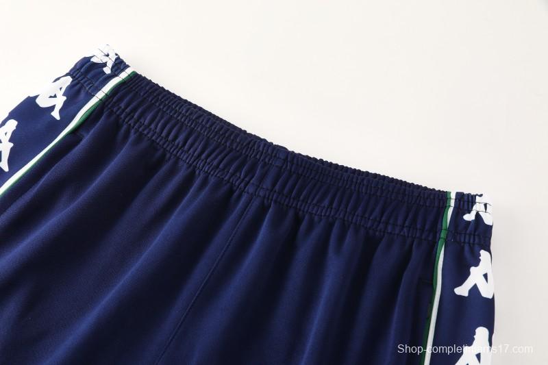 26/27 Real Betis x Kappa Navy Blue  Full Zipper Jacket Tracksuit + Long Pants