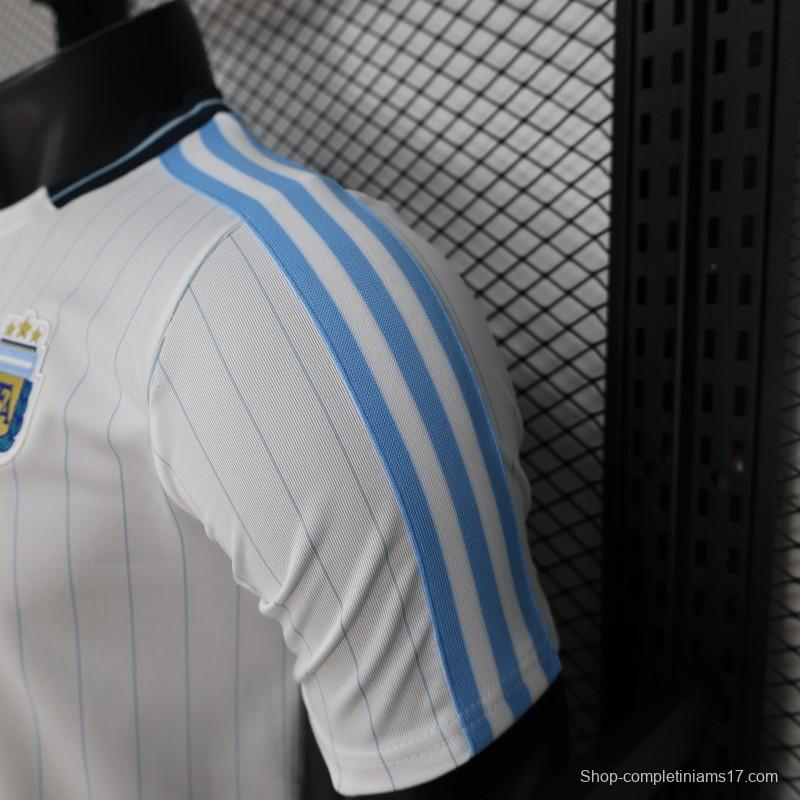Player Version 2026 Argentina White Terrace Icons Jersey
