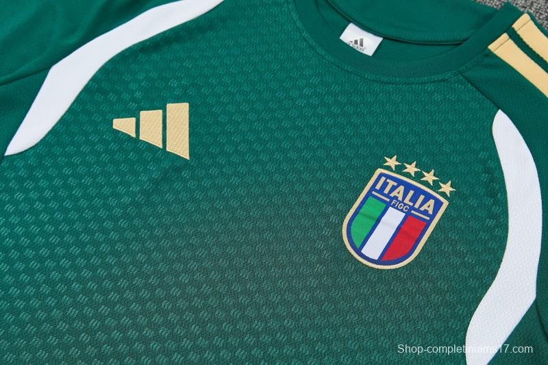 26/27 Italy Green Short Sleeve+Soccer Shorts