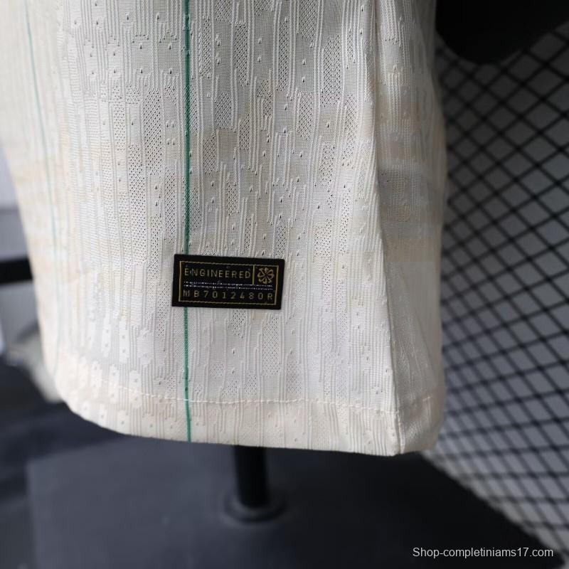 Player Version 2026 Portugal Cream with Geometric Tribal Pattern Special Edition  Jersey