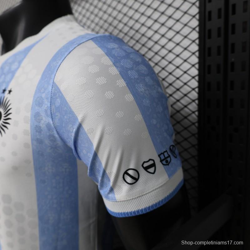 Player Version 2026 Argentina Home Light Blue & White Vertical Stripe Special Edition Jersey