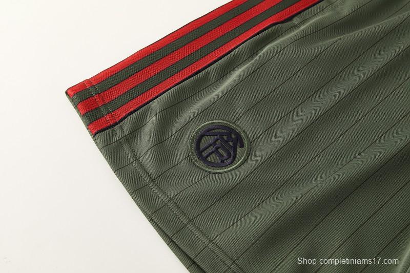 26/27 Bayern München  Forest Green  Pinstripe  Short Sleeve+Soccer Shorts