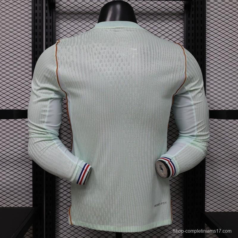 Player Version 26/27 France Mint Green Away Long Sleeve Jersey