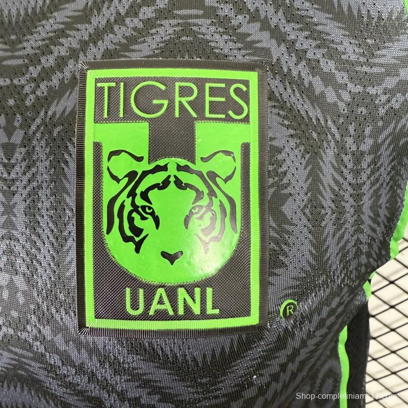 Player Version 25/26 Tigres UANL Adidas Third / Special Edition Black Jersey