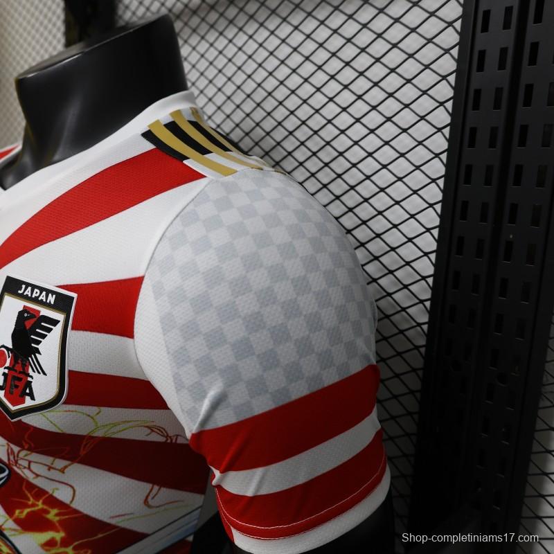 Player Version 2026 Japan  White "Samurai + Rising Sun" Special Edition Jersey