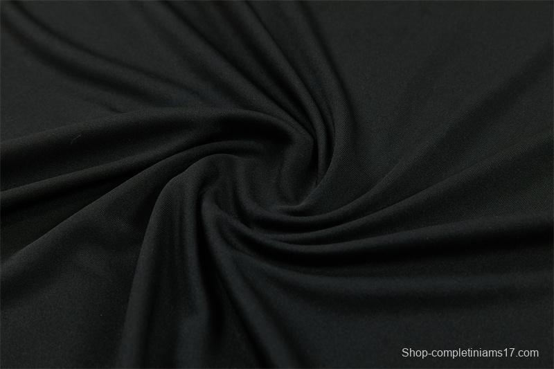 2026 Brazil Black & Yellow Half Zipper Jacket Tracksuit + Long Pants